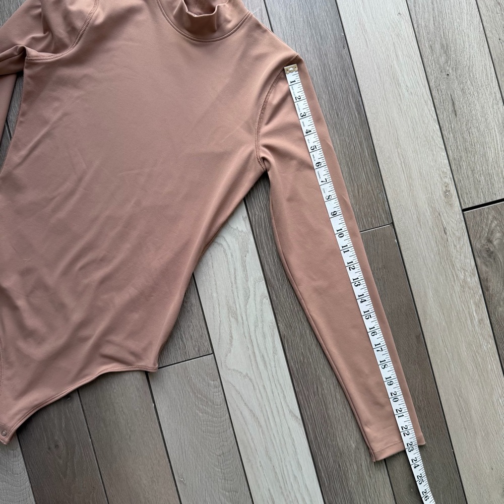 Abercrombie & Fitch Dusty tan Long Sleeve Bodysuit - Picture 4 of 6